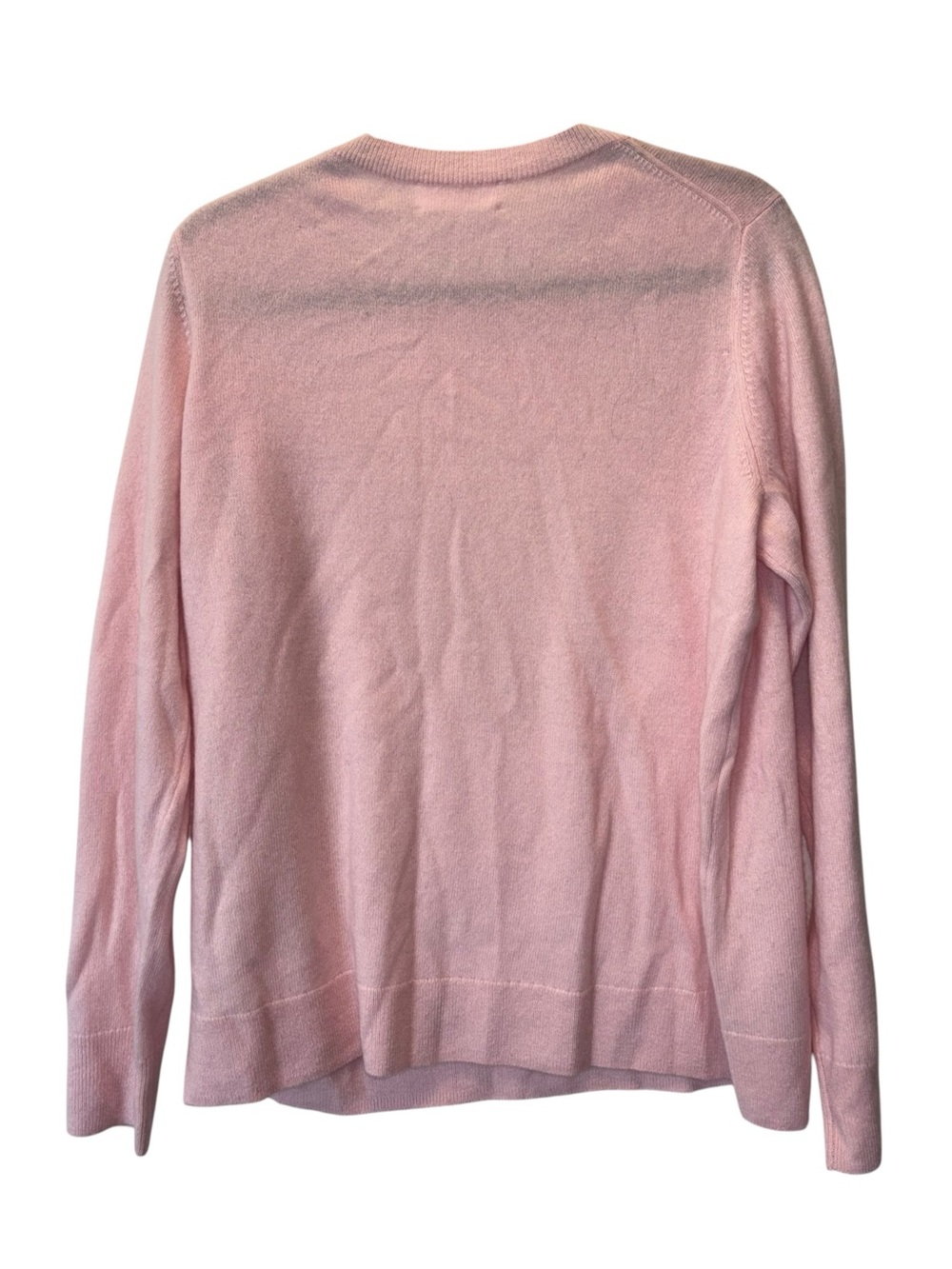 Nordstrom Light Pink 100% Cashmere Crewneck Long Sleeve Sweater Size XXL - Picture 6 of 12